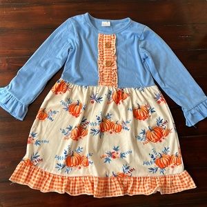 Fall Pumpkin Dress/Tunic - Size 6